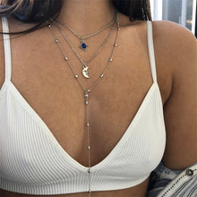 Load image into Gallery viewer, Vintage Silver Moon Necklace