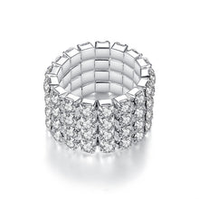 Load image into Gallery viewer, Silver Color Elastic Ring