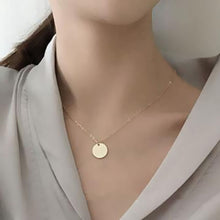 Load image into Gallery viewer, Gold color crystal necklace