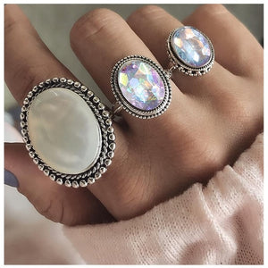 Pearl Love Ring Set