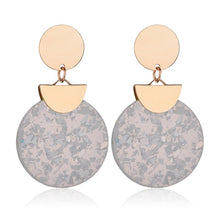 Load image into Gallery viewer, Round Print Earring