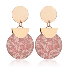 Load image into Gallery viewer, Round Print Earring