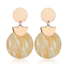 Load image into Gallery viewer, Round Print Earring