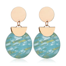 Load image into Gallery viewer, Round Print Earring