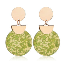 Load image into Gallery viewer, Round Print Earring