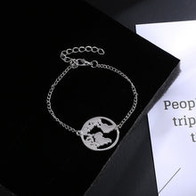 Load image into Gallery viewer, World Map Bracelet