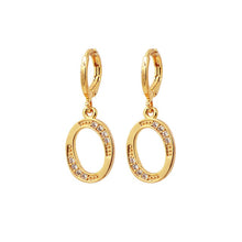 Load image into Gallery viewer, Alphabet Letter A-Z CZ Earring