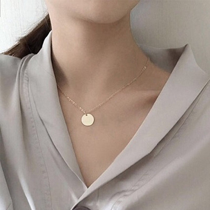 Small Disc Chic Necklace