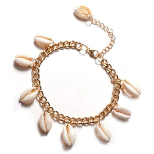 Gold Color Shell Bracelet
